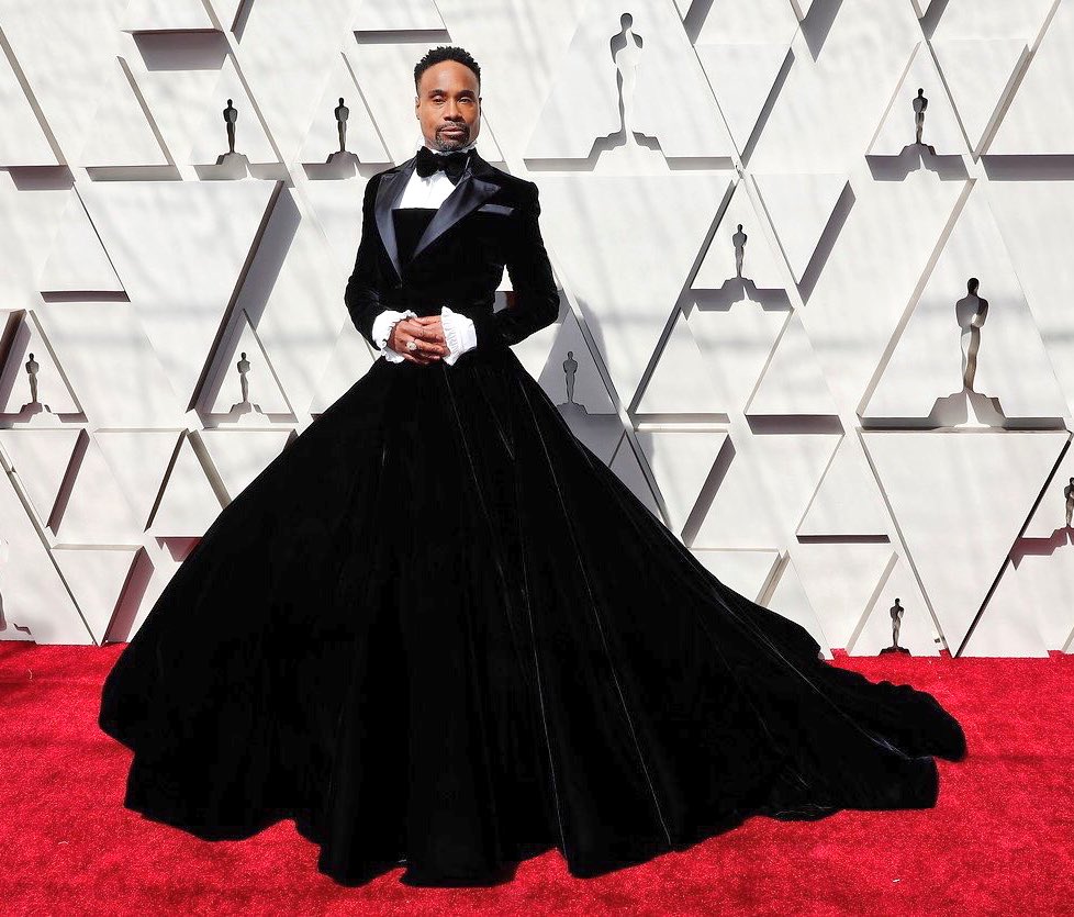 Billy Porter Wears Gown At The Oscars